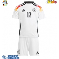 Germany Florian Wirtz #17 Replica Home Minikit Euro 2024 Short Sleeve (+ pants)